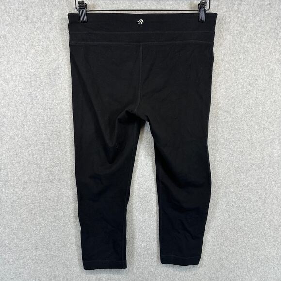 Ideology Leggings Womens Size Medium Black Cotton Blend Capri Pull On Stretch - Picture 2 of 10